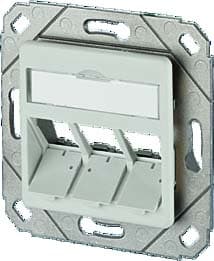 Metz - MEZ130B20D31102KE Keystone Anschlussdose UPk3 Port reinwei