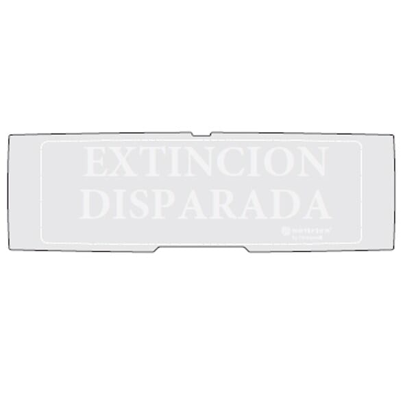 NOTIFIER ITALIA SR - NOTP-PAN1-P-EXD-G PELL. EXTINCION DISPARADA FONDO GRIGIO