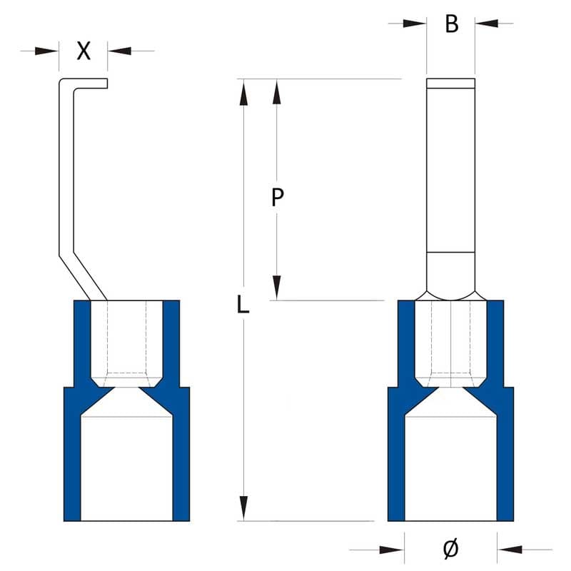 WEIDMULLER - WEI1233330000 HBT 2,5 - 4,6 BL