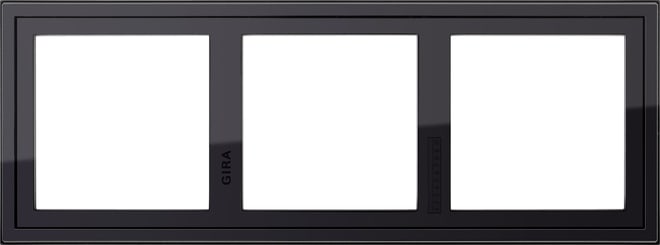 GIRA - GIR131305 ADATT.MONT. 3 MOD. GIRA E2 NERO