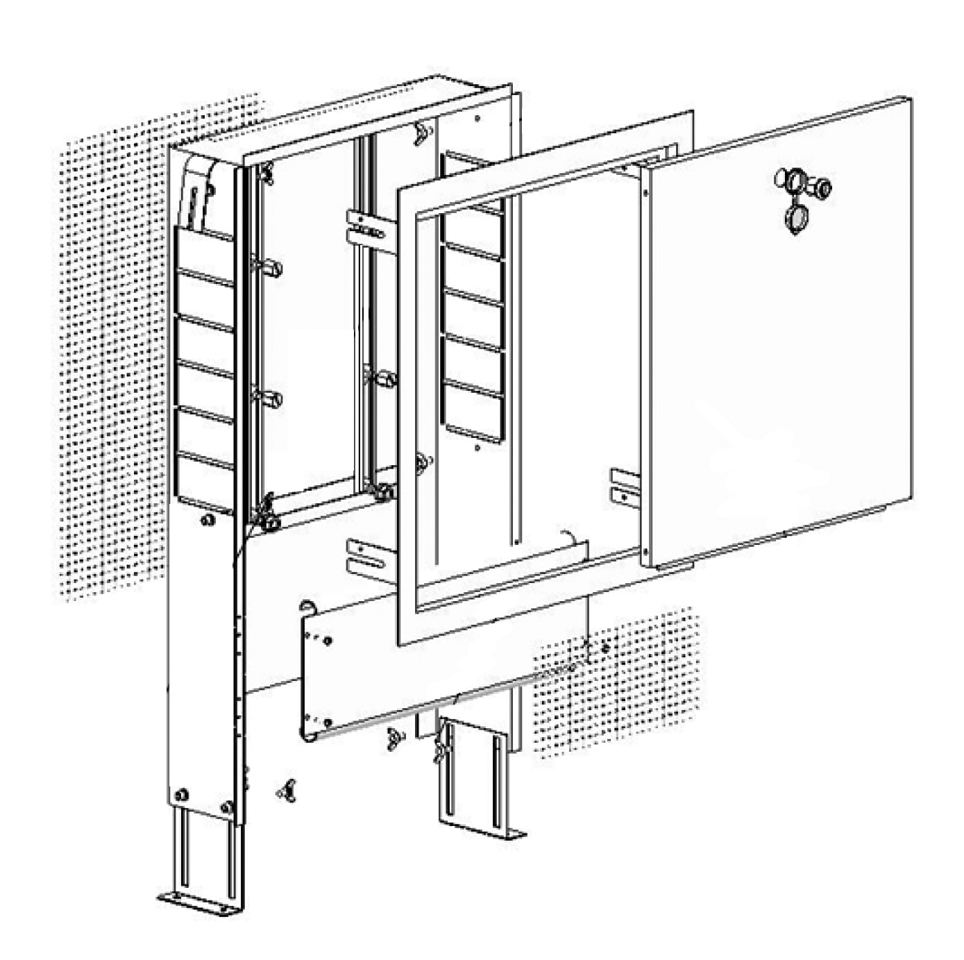 REHAU SPA - RE413144001001 ARMADIO COLLETTORE UP-I 10