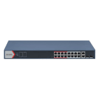 HIKVISION ITALY SRL - HIK301803156 DS-3E1318P-EI SMART MAN POE 10/100+UPLIN