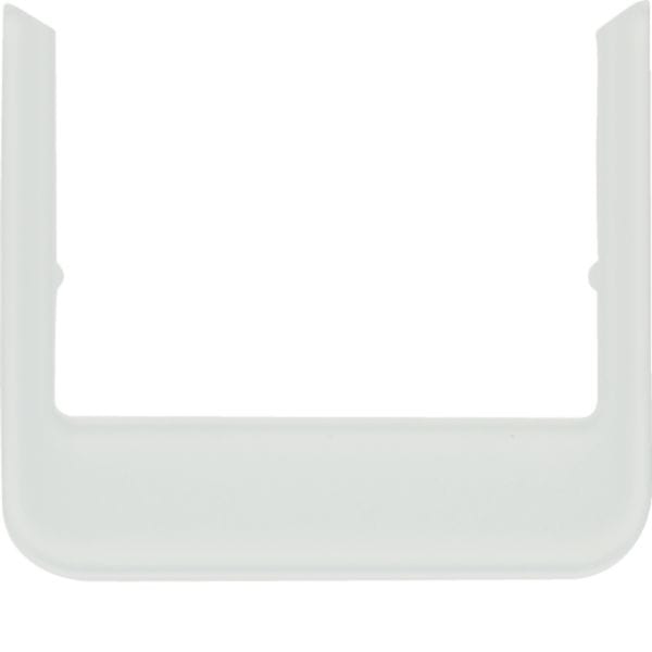 BERKER - BRK13192109 PLACCA WDT STONDATA VETRO BIANCA LUCIDA