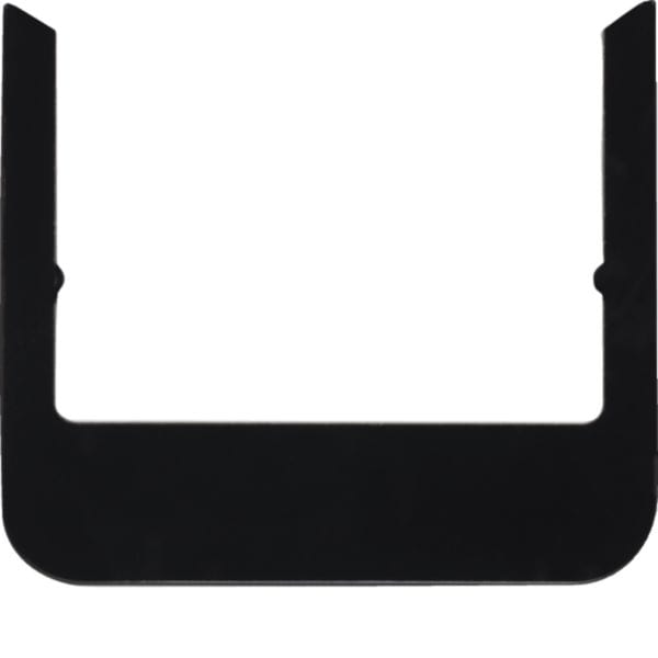 BERKER - BRK13192116 PLACCA WDT STONDATA VETRO NERA LUCIDA