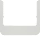 BERKER - BRK13192184 PLACCA WDT STOND ALLUMIN SABBIAT ARGENT