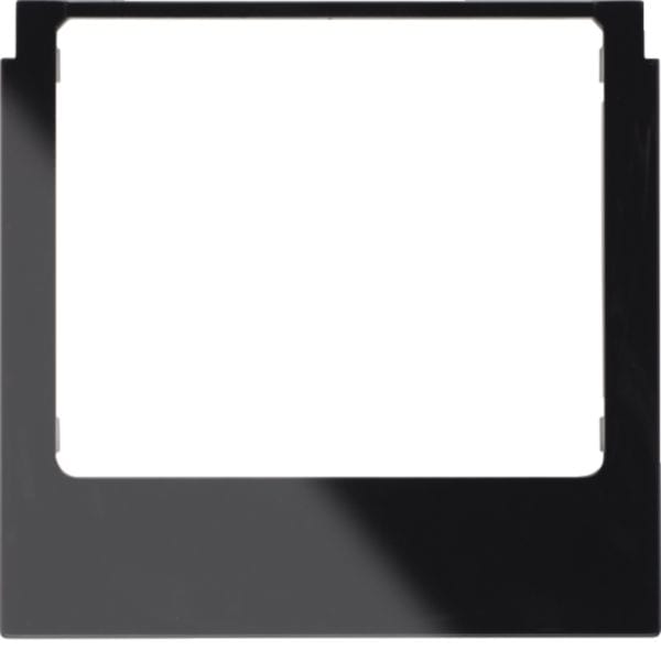 BERKER - BRK13192245 PLACCA WDT SQUADRATA IN PVC NERA LUCIDA