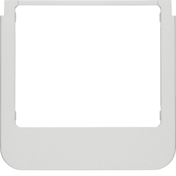 BERKER - BRK13196084 PLACCA WDT ARROTONDATA IN PVC ARGENTO