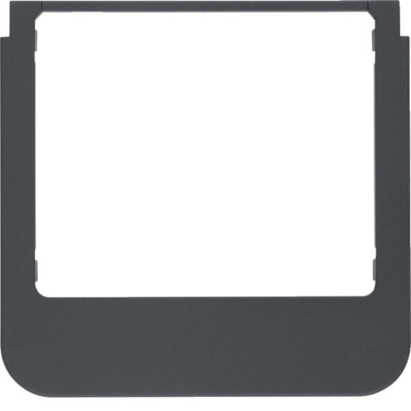 BERKER - BRK13196086 PLACCA WDT ARROTONDATA IN PVC NERA