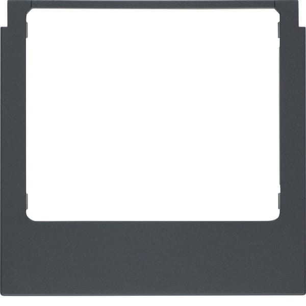 BERKER - BRK13197006 Designrahmen eckig anthrazit matt