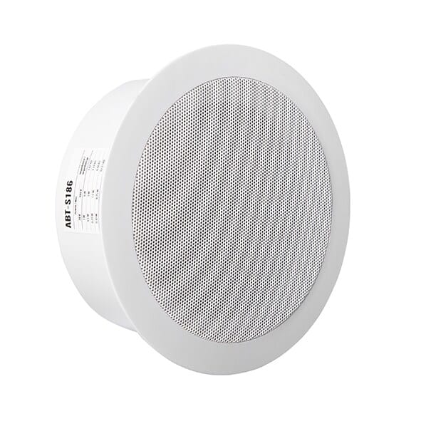 NOTIFIER ITALIA SR - NOTABT-S186 FIRE CEILING SPEAKER 6W - 18CM WHITE