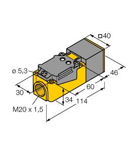 TURCK BANNER SRL - TUK13284 NI20NF-CP40-FZ3X2