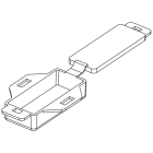 GRAFOPLAST SRL - GRA133/40 PORTATARGHETTA FASCETTABILE 40X16 MM 50P