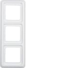 BERKER - BRK133009 CORNICE 3P WG UP IP44 BIA.POL. LUCIDO