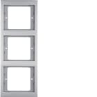 BERKER - BRK13337004 CORN.3P X MONT.VERT.K5 INOX, METALLO OP.