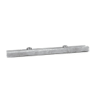COSMEC - CSM6190 Barra in acciaio zincato per fissaggi multipli di collari, lunghezza 2 mt