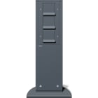 GIRA - GIR134128 COLONNA EN. 3X SCHUKO SP 491 MM