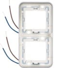 BERKER - BRK13413513 CORN.2P ORIZZ.ILLUM.LED BLU PAR.W1 BIA.