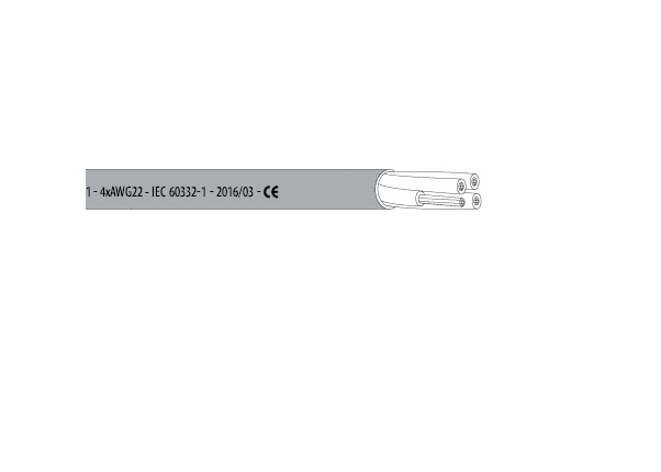 TE.CO. SRL - TEO13456 CABLE 3X AWG22 UL2516 DIN47100