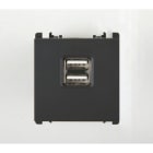 URMET SPA - UTD10330/2AL ALIM. 5V 2.1A DOPPIA USB ALLUM