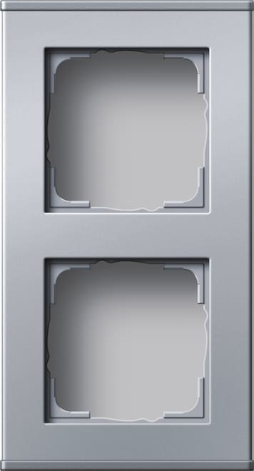GIRA - GIR136226 2X PROFILO 55 ALLUMINIO