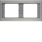 BERKER - BRK13637004 CORN.2P X MONT.ORIZZ.K5 INOX, MET.OP.