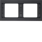 BERKER - BRK13637006 Rahmen 2fach waagerecht Berker K.1 anthr