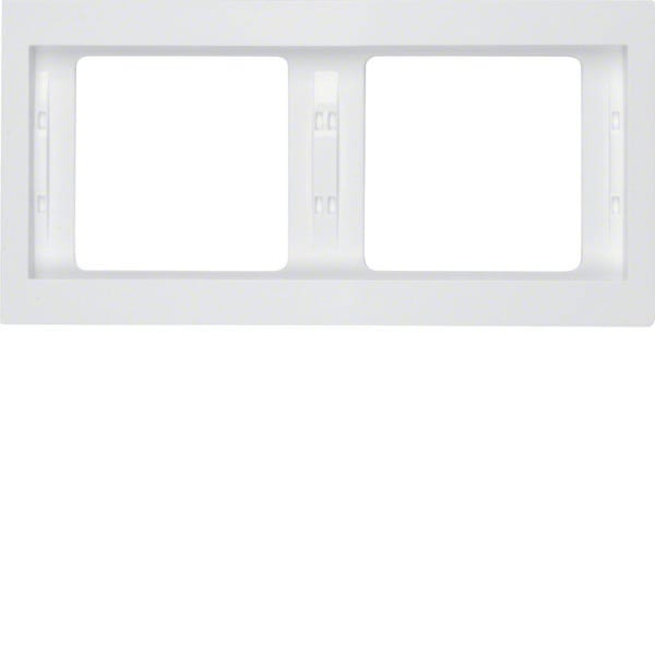 BERKER - BRK13637009 Rahmen 2fach waagerecht Berker K.1 polar