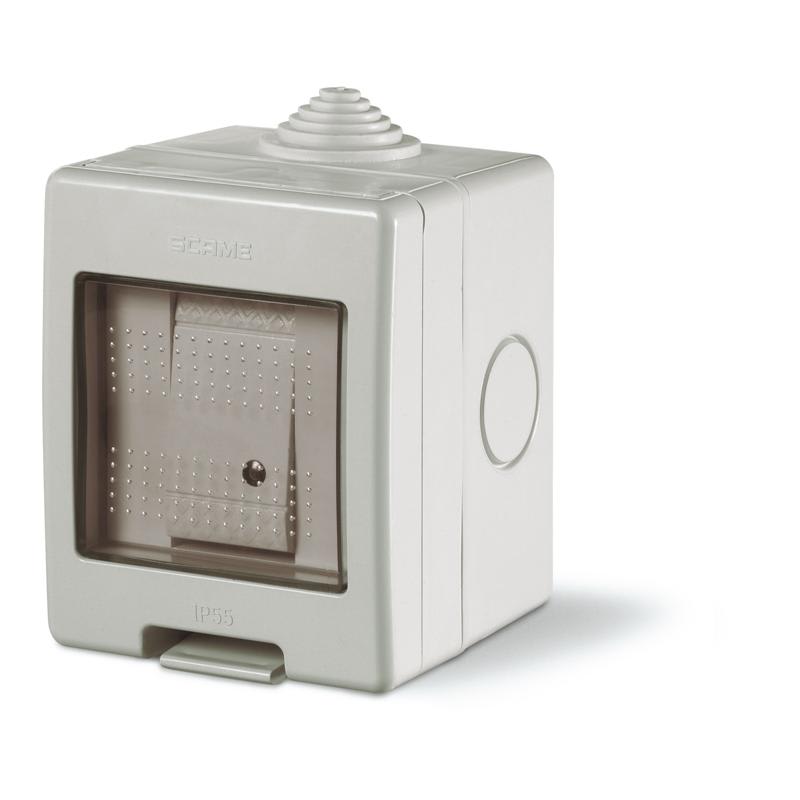 SCAME PARRE SPA - SCA136.5121-333 CONT.IP55 1 MOD.+ 1 PULS.16A UNIP.NA