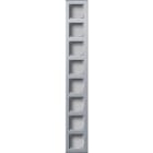 GIRA - GGI136626 8X PROFILO 55 ALLUMINIO