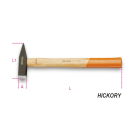 BM SPA - BMM013700070 Martelli tipo tedesco per meccanici manico in legno