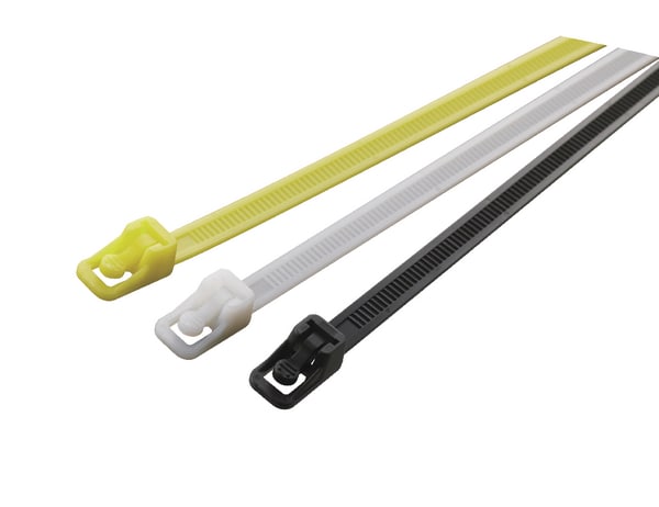 HELLERMANNTYTON Srl - HEE115-00161 FASCETTA RIAPRIBILE 150X4.7MM, PA66W, NE