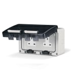 SCAME PARRE SPA - SCA137.6042 DOPPIA PRESA BS1363 13A PARETE
