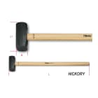 BM SPA - BMM013810050 Mazze a coppia manico in legno hickory
