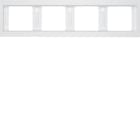 BERKER - BRK13837009 CORN.4P X MONT. ORIZZONTALE K1 BIA.POL.