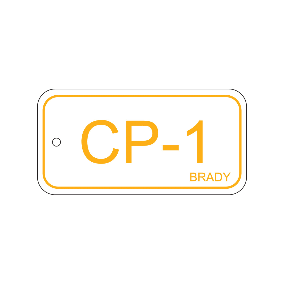 BRADY ITALIA - MOD138396 ENERGY TAG-CP-1-75X38MM-PP/25 - 25 TAG