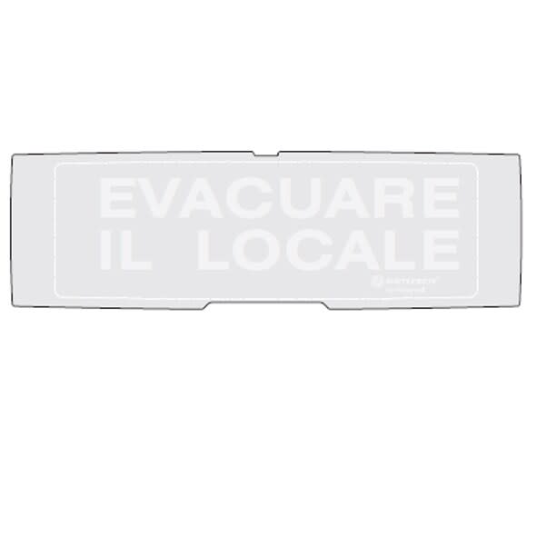 NOTIFIER ITALIA SR - NOTP-PAN1-P-EVL-G PELL.EVAQUARE IL LOCALE FONDO GRIGIO