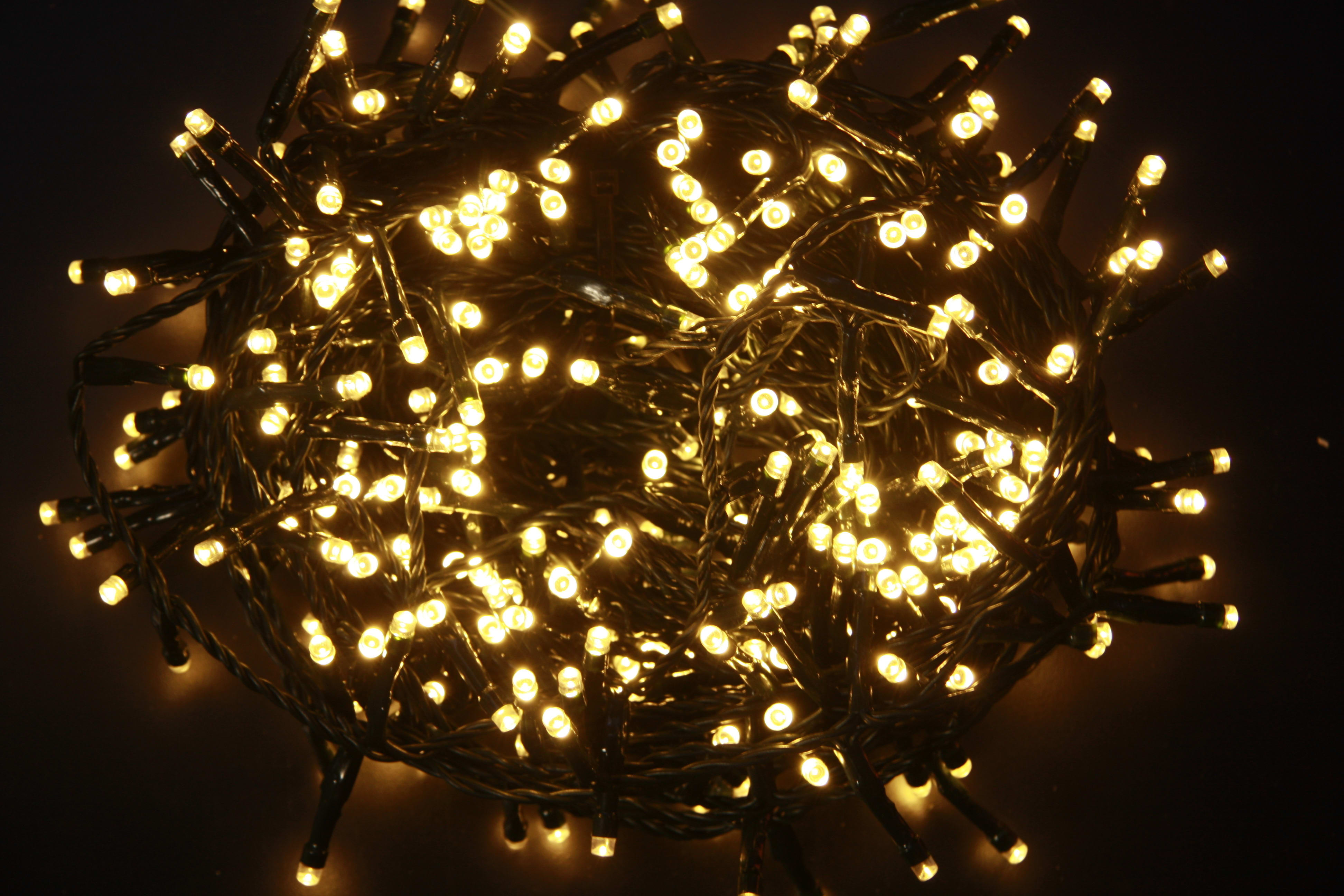 GIOCOPLAST NATALE SP - GCP13919013 800 LED BIANCO CALDO CAVO SCURO, USO EST