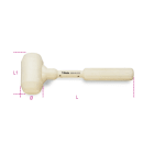 BM SPA - BMM013910210 MAZZUOLE GOMMA BIANCA A/1000