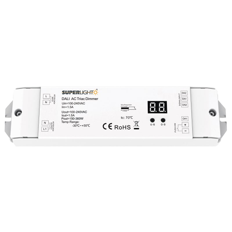 ELCART DISTRIBUTION - ERT132214200 DIMMER DALI STRISCIA 220V 1X2A