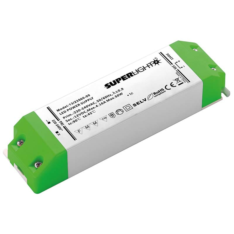 ELCART DISTRIBUTION - ERT132356100 LED DRIVER 50W 24VCC SLIM