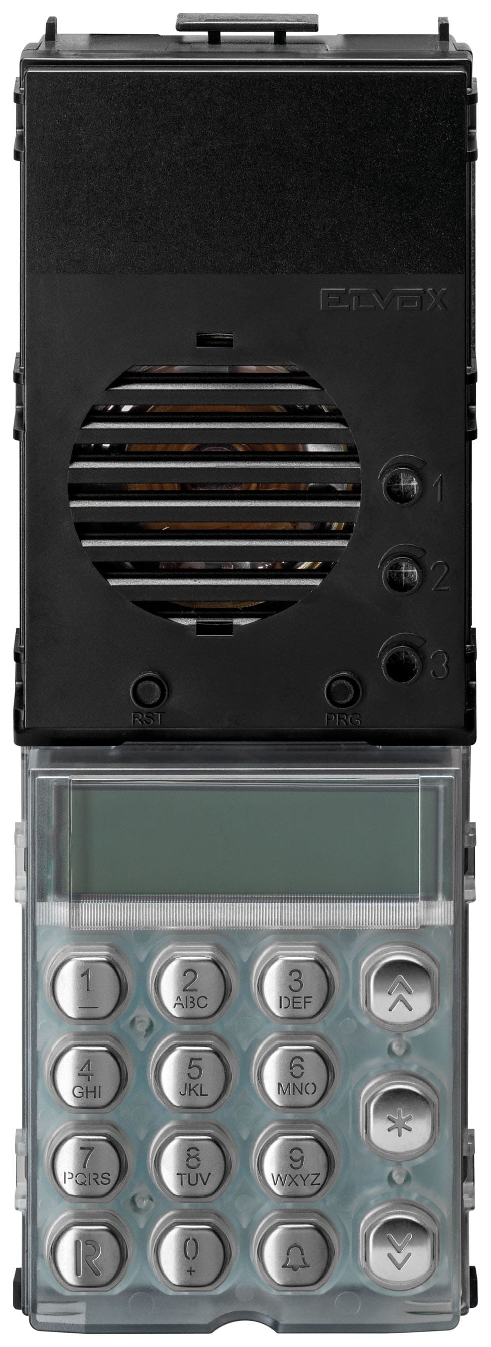 VIMAR SPA - VIW13A4.B Unità 2F+ audio LEDb.co tastiera acciaio