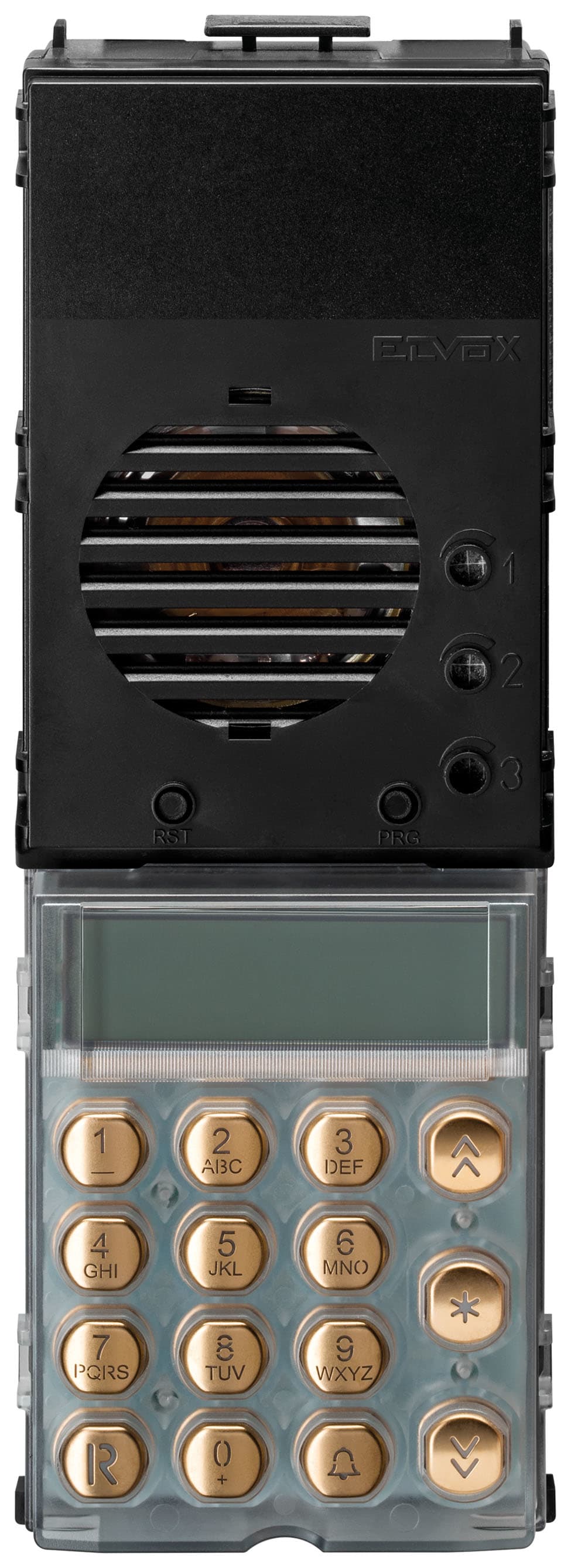 VIMAR SPA - VIW13A4.B.43 Unità 2F+ audio LED b.co tastiera oro