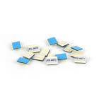 GRAFOPLAST SRL - GRA140/12 TARGHETTA ADESIVA LUNGHEZZA 12MM 500PZ