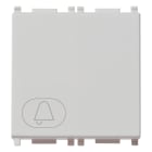 VIMAR SPA - VIW14008.2.C.SL Pulsante 1P NO 10A campanello 2M Silver