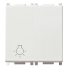 VIMAR SPA - VIW14008.2.L PULSANTE 1P NO 10A LUCE 2M BIANCO