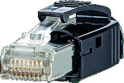 Metz - MEZ1401505012-E E-DAT Industry RJ45 plug black