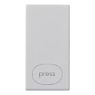VIMAR SPA - VIW14021.PS.SL TASTO 1M PRESS SILVER