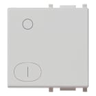 VIMAR SPA - VIW14022.99.SL TASTO 2M SIMBOLO O I SILVER