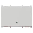 VIMAR SPA - VIW14023.SL TASTO 3M ILLUMINABILE SILVER