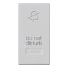 VIMAR SPA - VIW14026.DND.SL TASTO 1M CON DIFFUSORE SIMB. DND SILVER